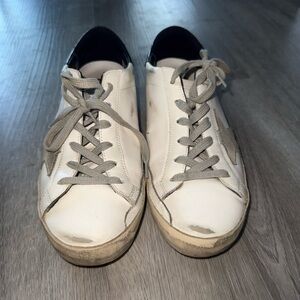 Golden goose Women's White and Gray Sneakers